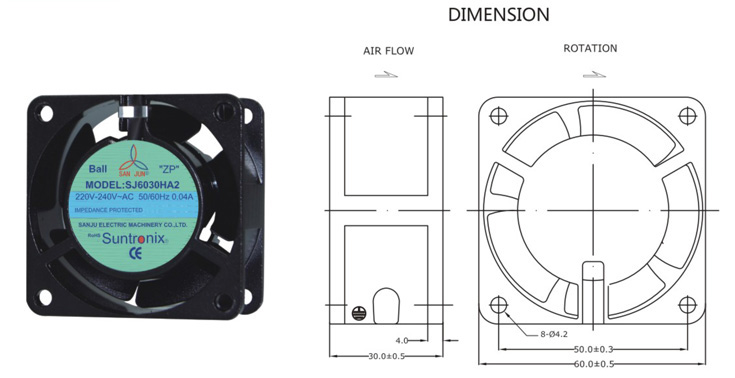 台湾免费看片黄色SJ6030HA2-AC轴流电机